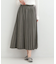 スウェードライクプリーツスカート