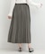 スウェードライクプリーツスカート