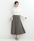 スウェードライクプリーツスカート