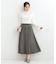 スウェードライクプリーツスカート