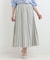 スウェードライクプリーツスカート
