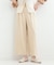 【S-LL】フロッキードットワイドパンツ