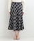 【S-LL】モールチェックフレアスカート