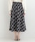 【S-LL】モールチェックフレアスカート