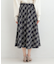 【S-LL】モールチェックフレアスカート