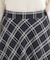 【S-LL】モールチェックフレアスカート