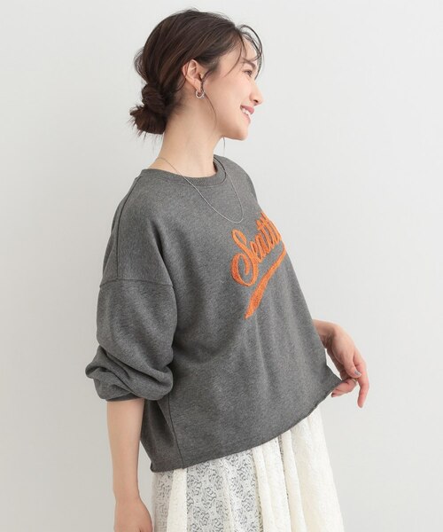 サガラ刺繍アソート裏毛スウェット｜シューラルーの通販｜&mall