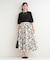 【着丈選べる】ふんわり揺れる アソート柄フレアスカート