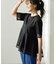 チュールレイヤードペプラムＴシャツ