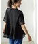 チュールレイヤードペプラムＴシャツ
