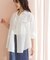 袖リブ楊柳オーバーシャツ