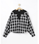 【130-150cm】チェックシャツドッキングトップス