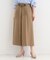 【洗濯機可/S-LL】ハイウエストで美脚見え リボンワイドパンツ