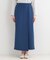 【洗濯機可/S-LL】腰まわりを自然にカバーする ラップ風ナロースカート