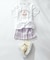 【100-150cm】ラメプリーツスカート
