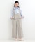 【2点セット/S-LL】大人っぽく上品に見える 麻調セットアップ