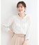 【S-LL】首元すっきり　七分袖ブラウス