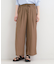 サテンワイドパンツ