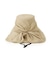 【UV/吸水速乾】うしろリボンシェード付きハット