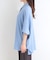 【洗濯後しわになりにくい/体型カバー】ポンチョ風ゆったりシャツ
