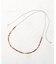 紐ビーズネックレス