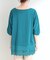 【洗濯機可/ひんやり/S-LL】裾レース切り替え ねじりお袖チュニック