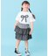 【100-150cm】ギンガムリボンTシャツ