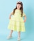 【100-150cm】配色メローティアードワンピース