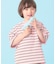 【100-150cm】マルチボーダーTシャツ