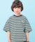 【100-150cm】マルチボーダーTシャツ