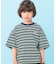 【100-150cm】マルチボーダーTシャツ