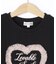 【100-150cm】ハートチュールＴシャツ
