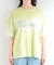 【ひんやり/洗濯機可】レースデザインでこなれ見え ロゴプリントTシャツ