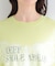 【ひんやり/洗濯機可】レースデザインでこなれ見え ロゴプリントTシャツ