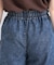 ライトオンスデニム サイドライン風切り替え イージーパンツ