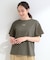 【汗じみ防止/ひんやり/S-LL】お袖フレアレースTシャツ