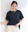 【汗じみ防止/ひんやり/S-LL】お袖フレアレースTシャツ