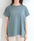 【汗じみ防止/ひんやり/S-LL】インせず着られる 刺繍ロゴTシャツ