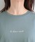 【汗じみ防止/ひんやり/S-LL】インせず着られる 刺繍ロゴTシャツ