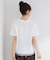 【ひんやり/UV/S-LL/洗濯機可】裾レースが大人上品 プリントアソートTシャツ