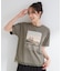 【ひんやり/UV/S-LL/洗濯機可】裾レースが大人上品 プリントアソートTシャツ