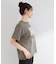 【ひんやり/UV/S-LL/洗濯機可】裾レースが大人上品 プリントアソートTシャツ