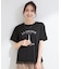 【ひんやり/UV/S-LL/洗濯機可】裾レースが大人上品 プリントアソートTシャツ