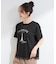 【ひんやり/UV/S-LL/洗濯機可】裾レースが大人上品 プリントアソートTシャツ