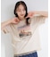 【ひんやり/UV/S-LL/洗濯機可】裾レースが大人上品 プリントアソートTシャツ