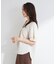 【洗濯後しわになりにくい／インせずきまる】麻調ハシゴレーススキッパーブラウス