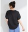 【洗濯後しわになりにくい／インせずきまる】麻調ハシゴレーススキッパーブラウス