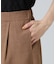 麻調タックキュロットパンツ