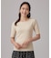 【毛玉になりにくい/洗濯機可/S-LL】お顔まわりをシャープに。5分袖スクエアトップス