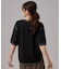 【体型カバー】インせず着られる 配色ステッチロゴTシャツ